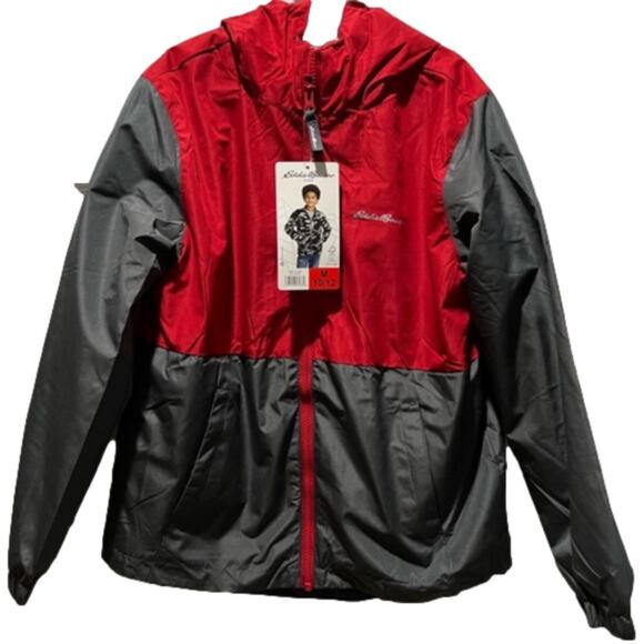 Eddie Bauer Boy’s Jacket 3 in 1 Red Chili Pepper Size Medium NWT - Picture 1 of 7